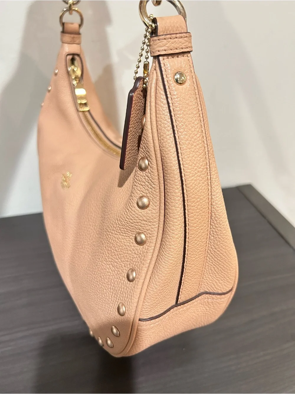 Coach East/West Harley Leather Hobo Bag Style#F22548 EUC